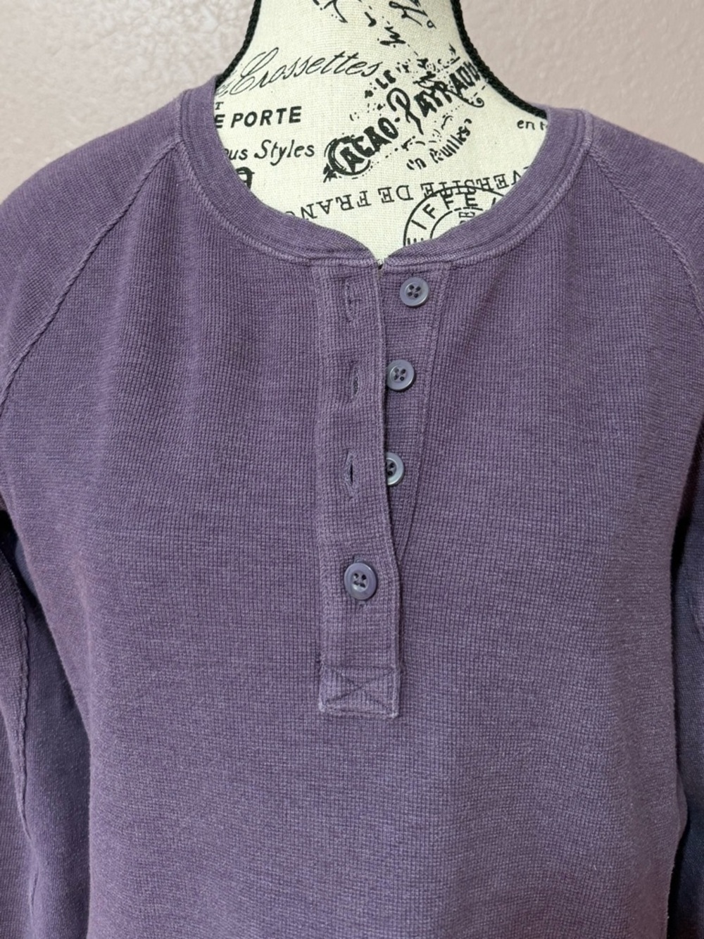 Duluth Trading Waffle Knit Henley